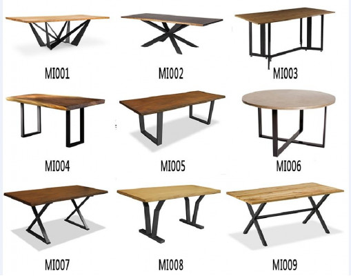 Konferenztisch Esstisch River Table Massiv 231x110 Epoxidharz Tische