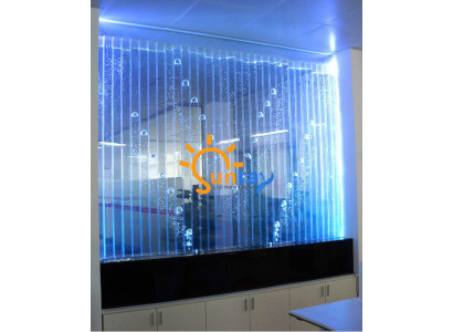 Wandpaneel mit Wasserblasen LED Wasserwand Designer Dekorative Wasser Wand