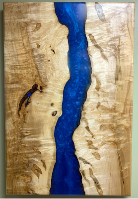 Tische Esstisch Design Tisch Moderne Meer Ozean Fluss Möbel 200x90 Epoxid Harz