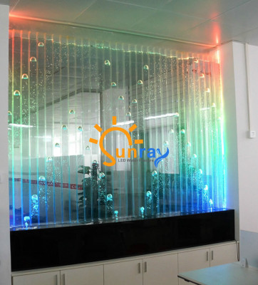 Wandpaneel mit Wasserblasen LED Wasserwand Designer Dekorative Wasser Wand
