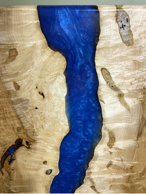 Tische Esstisch Design Tisch Moderne Meer Ozean Fluss Möbel 200x90 Epoxid Harz