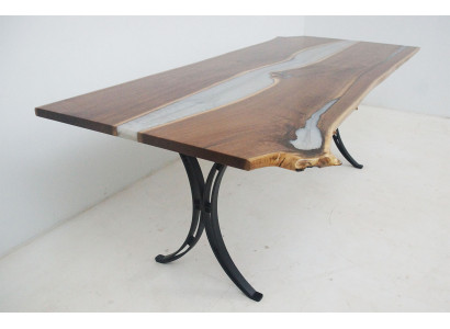 Esstisch Meer Wasser River Echtes Holz Flusstisch 220x110 Tische