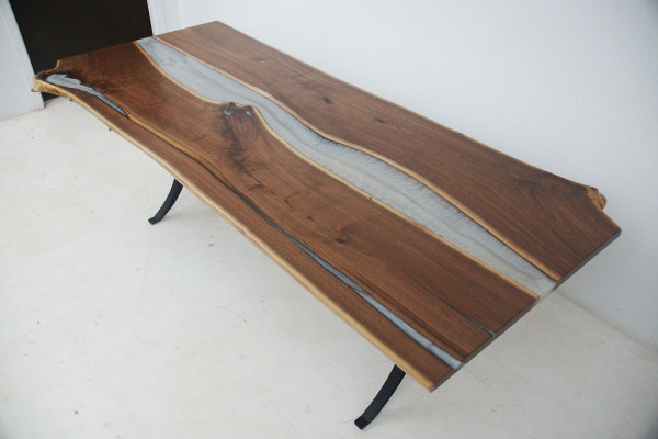 Esstisch Meer Wasser River Echtes Holz Flusstisch 220x110 Tische