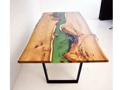 Esstisch Meer Wasser River Echtes Holz Flusstisch 200x90 Tische