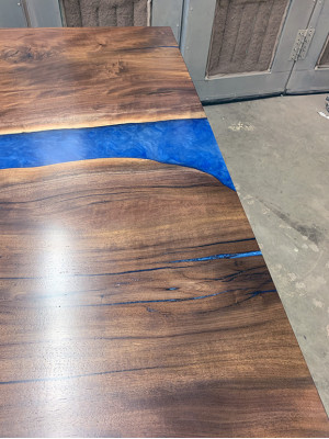 Epoxidharz Esstisch River Table 240x100 Flusstisch Neu Echtes Holz Tische