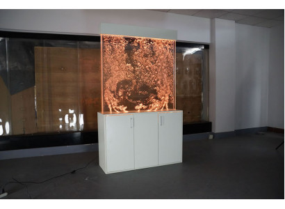 Trennwand Regal Schrank Wasserwand Dekorative Säule Wände Waterwall LED