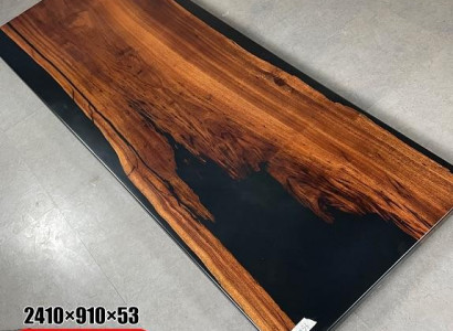 Esstisch River Table Echtes Holz Flusstisch Massiv Epoxidharz Tische