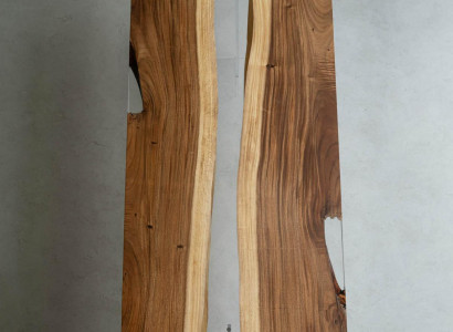 Esstisch River Table Echtes Holz Flusstisch 240x90 Massive Tische