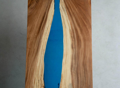 Esstisch River Table Echtes Holz Flusstisch Deko Massiv Epoxidharz Tische
