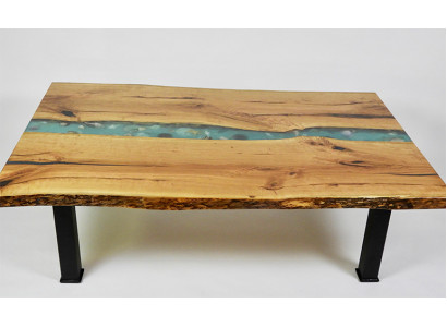 Beistelltisch Couchtisch Epoxy Möbel Designer Tisch Epoxidharz Tische 120x70cm