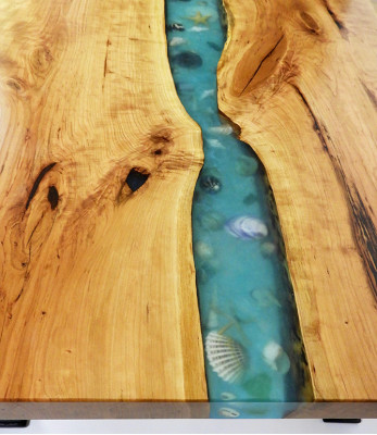 Beistelltisch Couchtisch Epoxy Möbel Designer Tisch Epoxidharz Tische 120x70cm