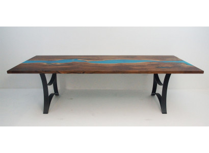Maßanfertigung Tisch Epoxy Epoxidharz Resin Fluss Holz Echtes Preis 1qm Tische