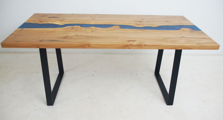 Maßanfertigung Echtes Holz Epoxidharz Tisch Epoxy Fluss Preis 1qm Tische Resin