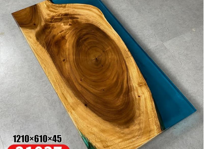 Couchtisch River Table Epoxidharz Massiv Tische 121x61 Flusstisch Echtes