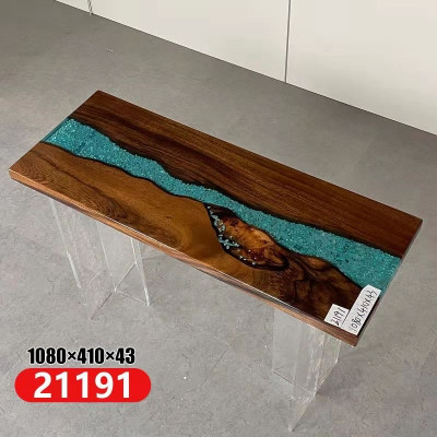 Konsolentisch Design Tisch Kommode Couchtisch Handgefertigter Epoxid