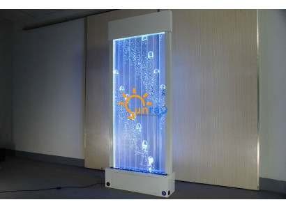 Trennwand Regal Schrank Wasserwand Säule Wände Waterwall LED