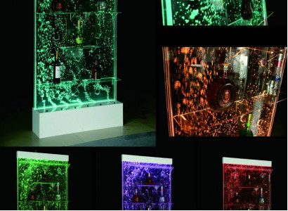 Led Bar Regal Schrank Wasserwand Säule Wände Waterwall Trennwand