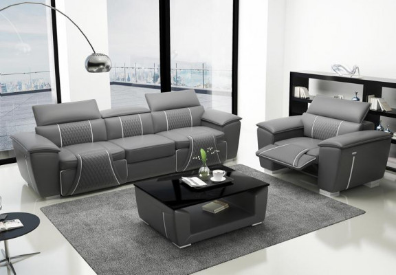 Multifunktions Couch Relax Sofagarnitur Polster Sofa 3+2+2 Sitzer Couchen Sitz