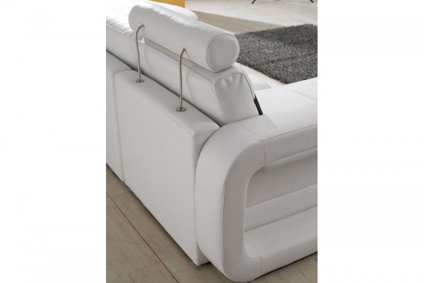 Wohnlandschaft Sofa mit USB Ecksofa Eckcouch Polster Garnitur Eck Ecke Sofas Neu