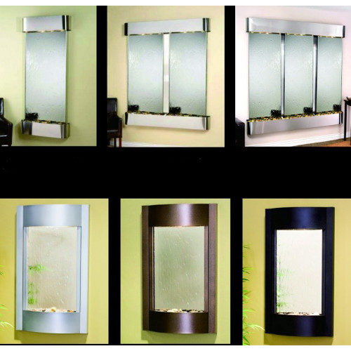 Led Wasserwand Design Wasser Säulen Wasserfall Bild Rahmen 56*117