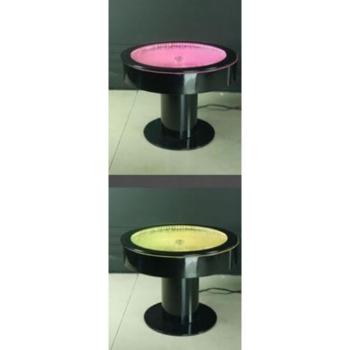 Runder Tisch Bar Rund Tische LED Wasser Spiel Beleuchtet LED Möbel