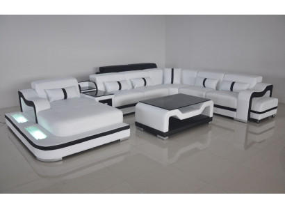 Design Modern Sofa Couch Ecksofa Polster Neu Wohnlandschaft U-Form