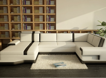 Design Big XXL U Form Sofa Wohnlandschaft Couch Polster Ecksofa Sitz Garnitur