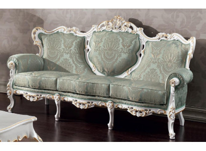 Dreisitzer Couch Polster Luxus Sofa Sitz Sofas Zimmer Möbel 3er Italien Design
