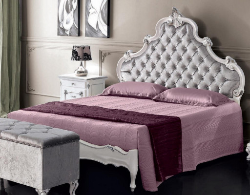 Chesterfield Bett Polster Design Luxus Doppel Hotel Betten Italienische Holz Neu