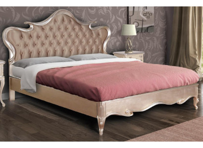 Chesterfield Bett Polster Design Luxus Doppel Hotel Betten Italienische Holz Neu