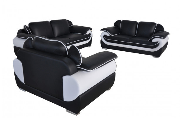 Wohn Couch Leder Sofa Polster Garnitur Eck Sofas Sitz Garnituren Neu Landschaft