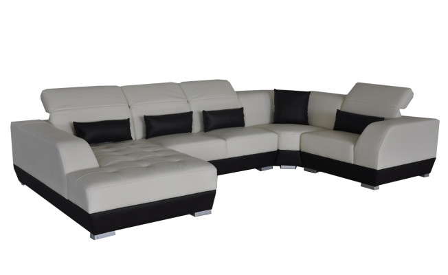 Luxus U Form Wohnlandschaft Couch Sofa Möbel Polster Sitz Garnitur Ecke Couchen