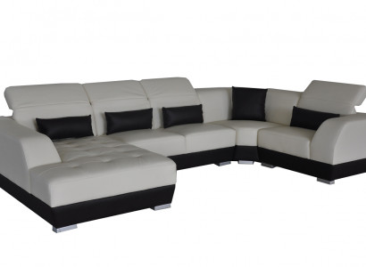 Luxus U Form Wohnlandschaft Couch Sofa Möbel Polster Sitz Garnitur Ecke Couchen