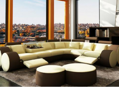 Designer ledersofa mit usb sofa ledercouch ecksofa wohnlandschaft maßanfertigung