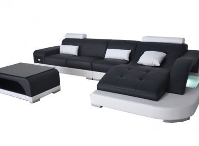 Eck Sofa Couch Polster Tisch Couchen Sofas Wohnlandschaft Luxus Garnitur