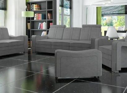 Garnitur Stoffsofa 3+2+1 Sofagarnitur Maßanfertigung Polster Sofa USB Textil