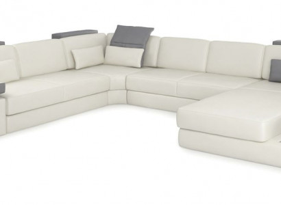 Designer Wohnlandschaft Sofa Couch Ecksofa Polster Wohnlandschaft U-Form