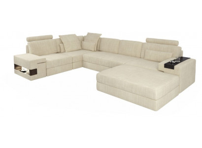 Textilsofa L-Form Sofa Möbel Wohnzimmer Ecke Design Modern Weich Stil 2tlg.Set