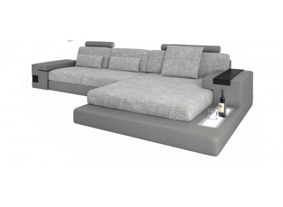 Design Ecksofa Leder L-Form Modern Style Couch Polstermöbel Wohnzimmer Neu