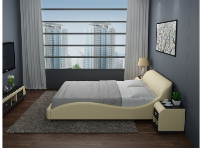 Moderne Eleganz für Ihr Schlafzimmer Das beeindruckende neue Doppelbett