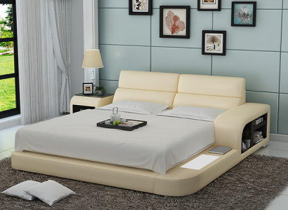 Wasserbett Hotel Doppel Bett Betten Komplett Lederbett Polsterbett Wasser LB8805