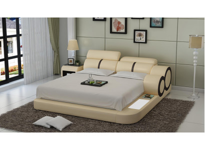 Wasserbett Hotel Doppel Bett Betten Komplett Lederbett Polsterbett Wasser
