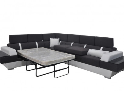 Ledersofa Couch Wohnlandschaft Eck Garnitur Design Modern Sofa L-Form K5015D