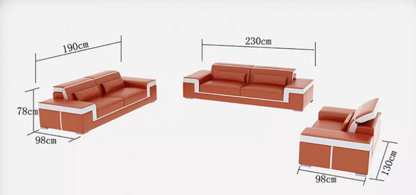 Design Sofagarnitur 321 Sitzer Set Design Sofa Polster Couchen Couch Luxus Neu