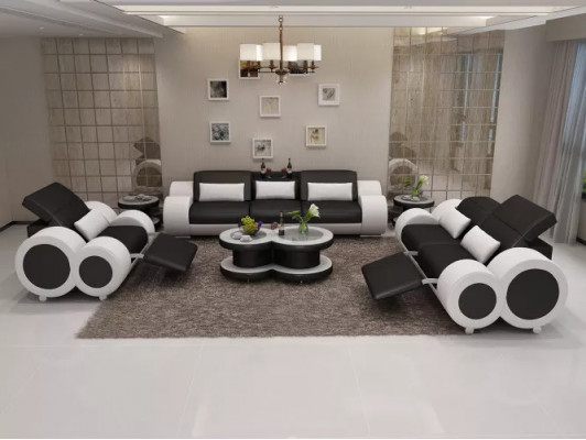 Wohnlandschaft Designer Sofa Sofagarnitur 321 Sitzer Ecksofa Polster Garnitur