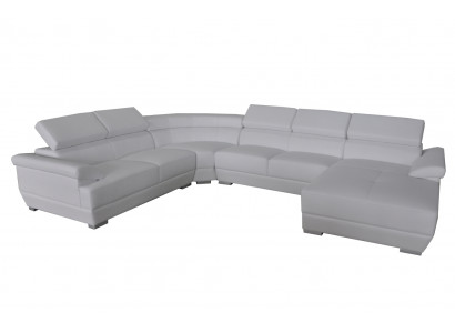Wohn Couch Leder Sofa Landschaft Sitz Polster Garnitur Eck Sofas Garnituren Neu