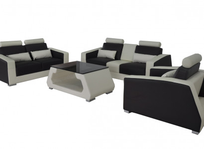 Polster Sofa Couchen Sofas Couch Garnitur Design Garnituren 3+2+1 Sessel