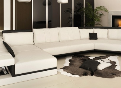 Exklusives U-Form Ecksofa Modernes Design & Hochwertige Materialien