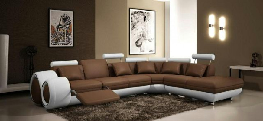 LEDERSOFA LEDERCOUCH USB GARNITUR SOFA WOHNLANDSCHAFT SCHWARZ/WEIß Maßfertigung