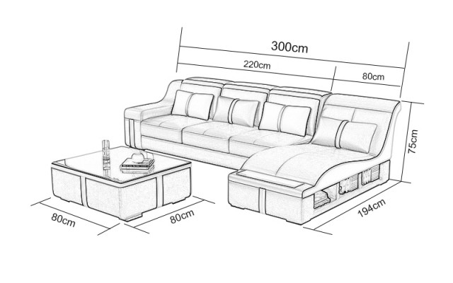 Eck Sofa Couch Polster Eck Sitz L Form Leder Garnitur Wohnlandschaft